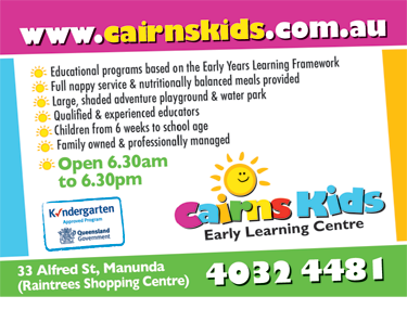 Cairns Kids Early Learning Centre - Gold Coast Child Care 1