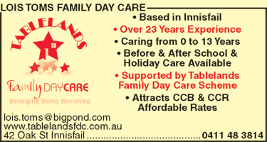 Lois Toms Family Day Care - Gold Coast Child Care 4